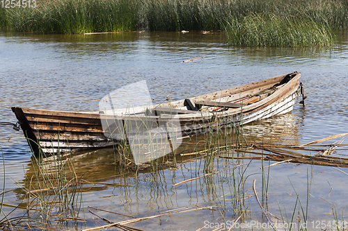 Image of wooden boat