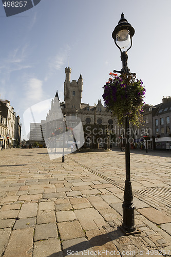 Image of Sunny autumn day in downtown Aberdeen, UK