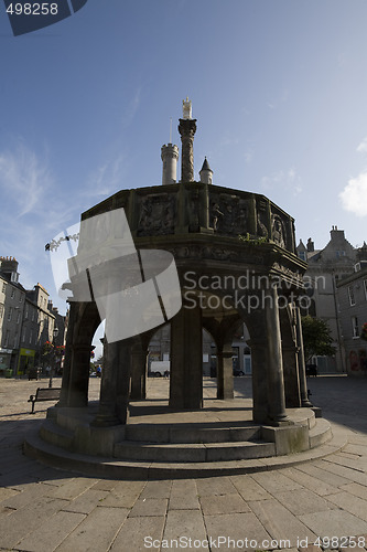 Image of Granite structure at a square