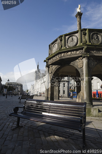 Image of Calm sunny day in central Aberdeen, UK