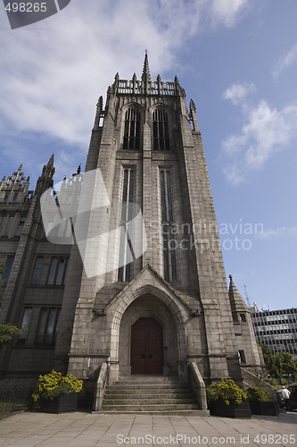 Image of The spire of Marshall College, Aberdeen, UK