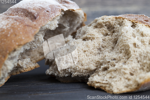 Image of broken loaf of bread