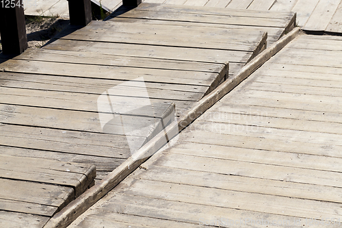 Image of old wooden pier