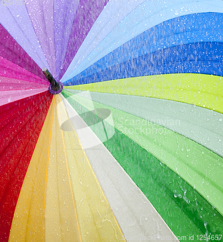 Image of colorful umbrella