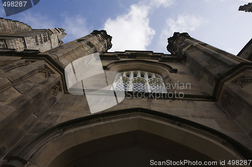 Image of Going undere the arc at the University of Aberdeen