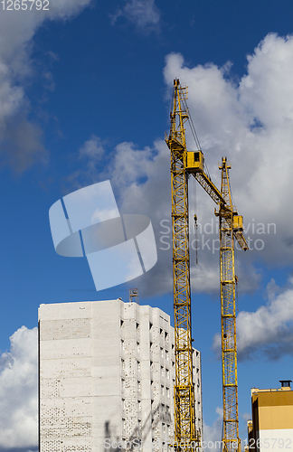 Image of construction of a new building