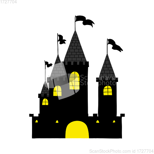 Image of Halloween black castle 