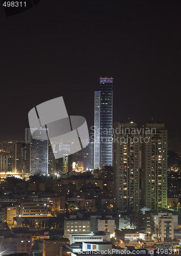 Image of The night city - Ramat Gan at night