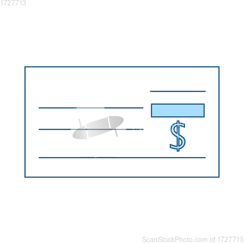 Image of Bank Check Icon