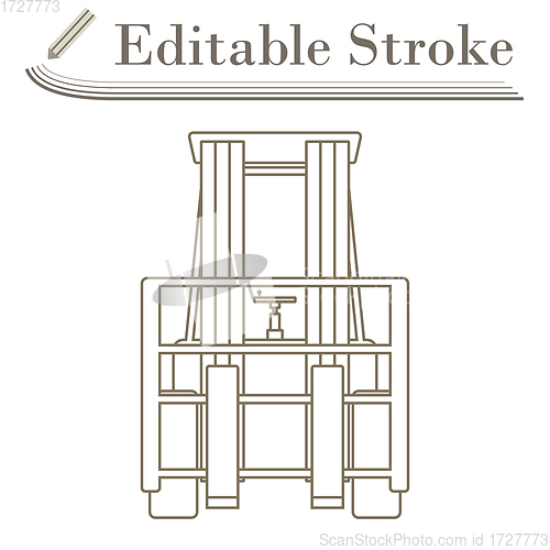 Image of Warehouse Forklift Icon