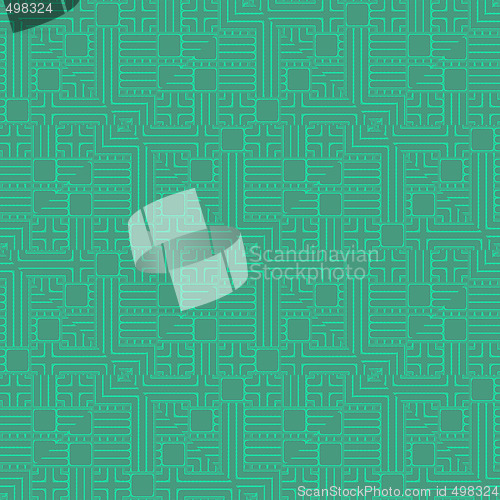 Image of circuit board repeat