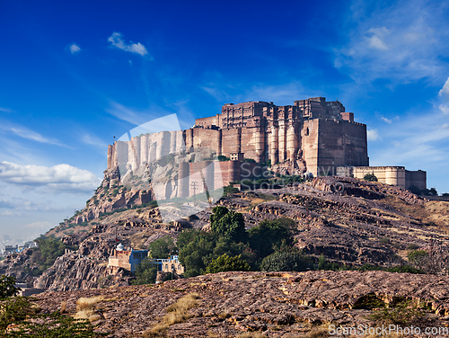 Image of Mehrangarh Fort, Jodhpur, Rajasthan, India