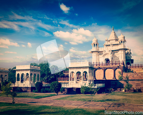 Image of Jaswanth Thada mausoleum, Jodhpur, Rajasthan, India