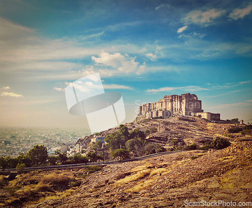 Image of Mehrangarh Fort, Jodhpur, Rajasthan, India