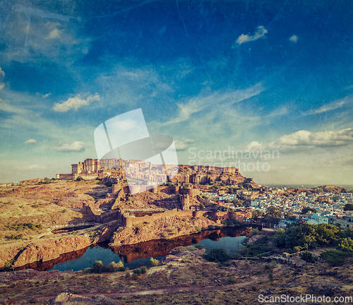 Image of Mehrangarh Fort, Jodhpur, Rajasthan, India