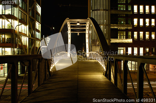 Image of Bridge to Hafencity of Hamburg