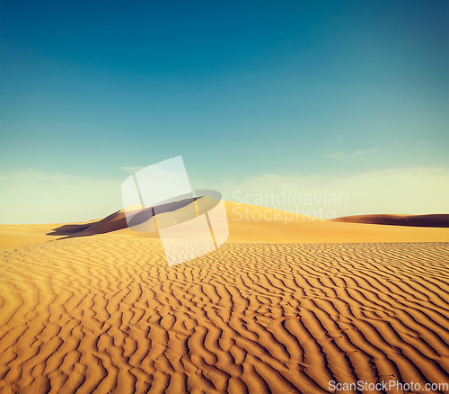 Image of Dunes of Thar Desert, Rajasthan, India