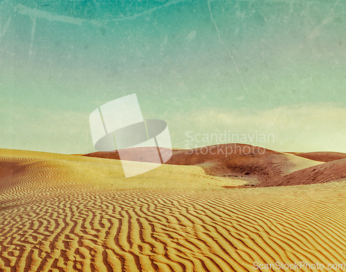 Image of Dunes of Thar Desert, Rajasthan, India