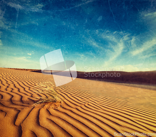 Image of Dunes of Thar Desert, Rajasthan, India