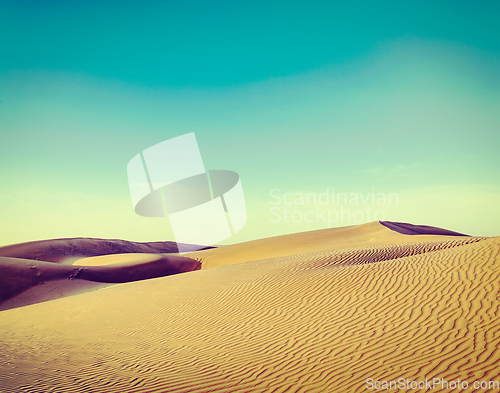 Image of Dunes of Thar Desert, Rajasthan, India