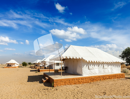 Image of Luxury tent camp, India