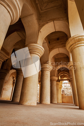 Image of Columns in Thanjavur palace