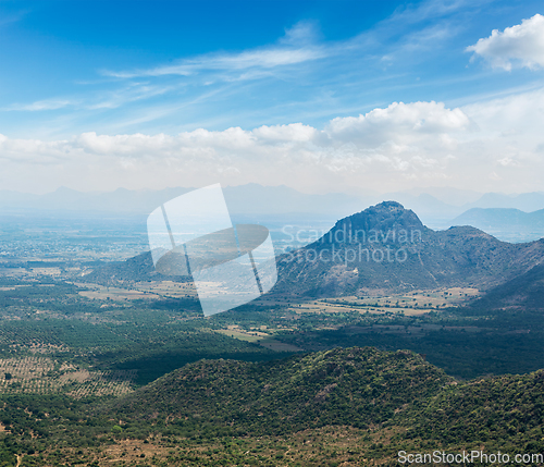 Image of View of Western Ghats mountains, India