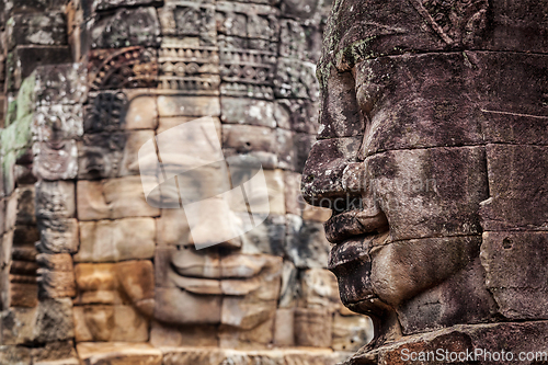 Image of Faces of Bayon temple, Angkor, Cambodia