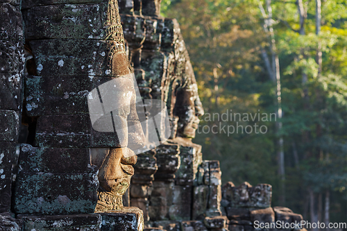 Image of Faces of Bayon temple, Angkor, Cambodia