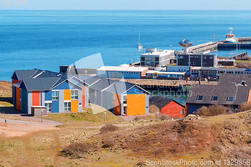 Image of helgoland city harbor, Germany