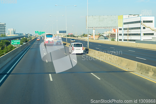 Image of Cars traffic on highway