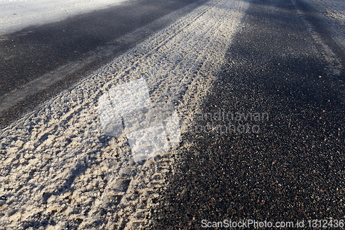 Image of Road under the snow