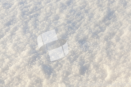 Image of land covered with snow