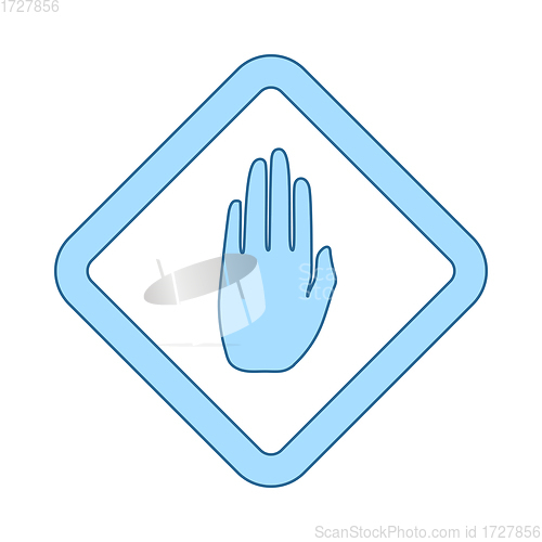 Image of Icon Of Warning Hand