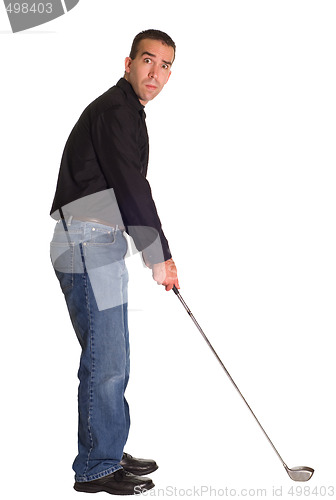 Image of Male Golfer