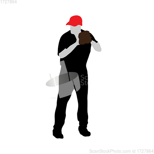 Image of baseball silhouette