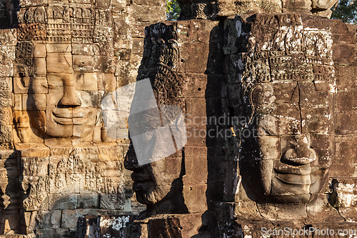 Image of Faces of Bayon temple, Angkor, Cambodia