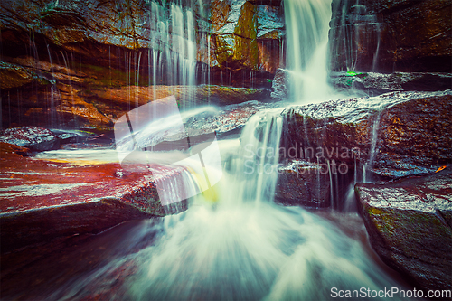 Image of Tropical waterfall