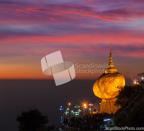 Image of Golden Rock - Kyaiktiyo Pagoda, Myanmar