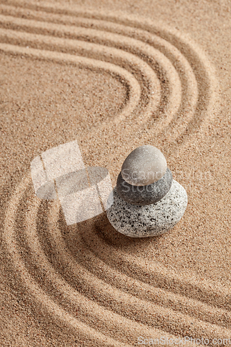 Image of Japanese Zen stone garden