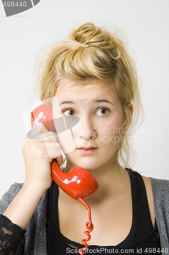 Image of red telephone