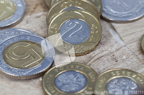 Image of Polish zloty coins
