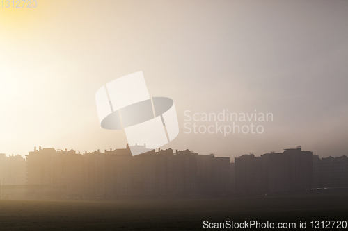 Image of Fog city silhouette