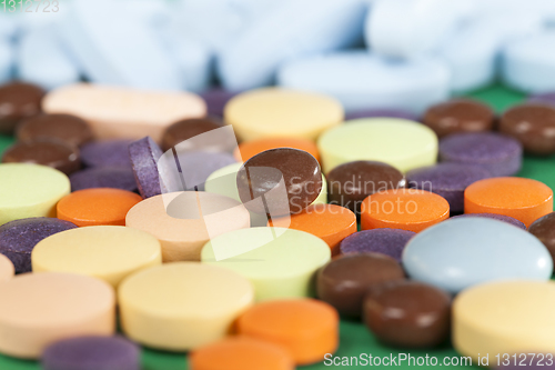 Image of Multi-colored pills