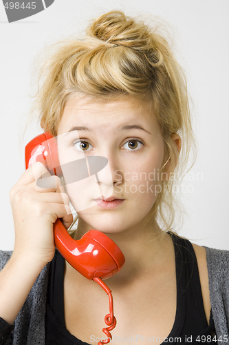 Image of red telephone