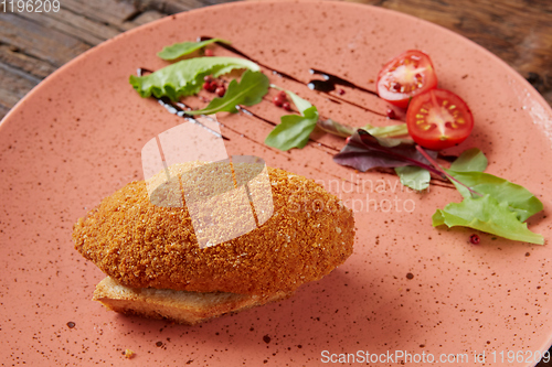 Image of The chicken cutlets with butter on Kiev.