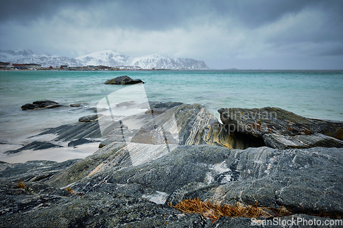 Image of Lofoten islands landscape