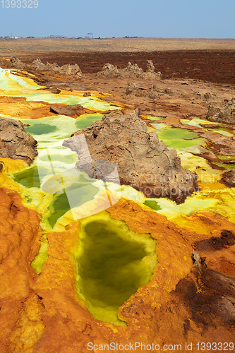 Image of Dallol, Ethiopia. Danakil Depression