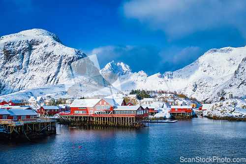 Image of "A" village on Lofoten Islands, Norway