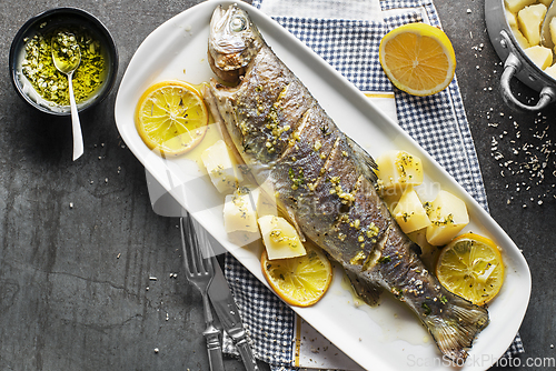 Image of Roasted fish meal